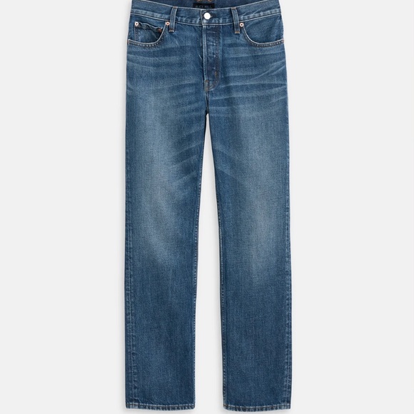 Women’s Alex Mill - Bev Mid Rise Relaxed  Straight Denim Jeans - Picture 6 of 6
